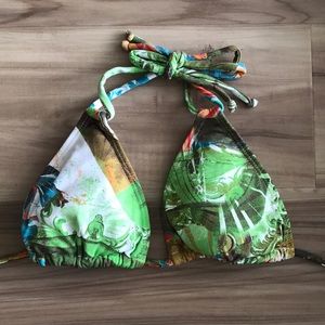 Double strap triangle top